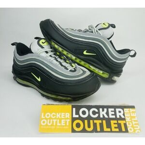 Nike Air Max 97 Icons Neon 95 DX4235-001 Men's Pure Platinum Black Volt size 9